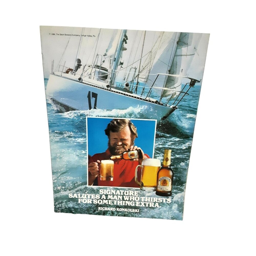 1986 Richard Konkolski Signature Salutes Who Thirsts For Something Extra